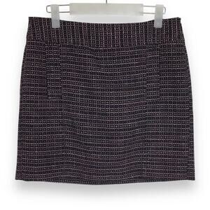 BANANA REPUBLIC Tweed Wool Blend Straight Mini Skirt size 4P